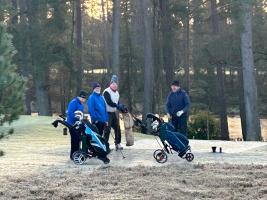 Playing Golf at Blairgowrie in the frost